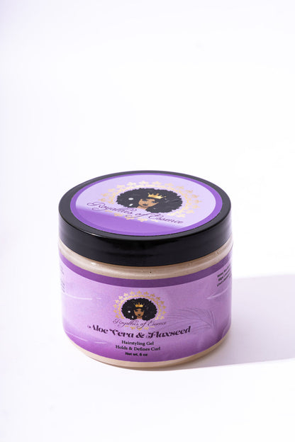 Our Aloe & Flaxseed Hairstyling Gel is great for Curl Definition and holding curls.