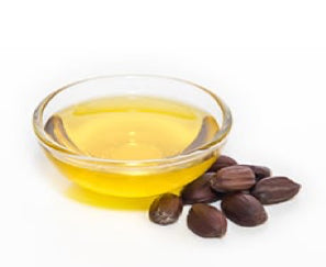 Jojoba oil is a natural oil that is rich in vitamins A, E, and D.