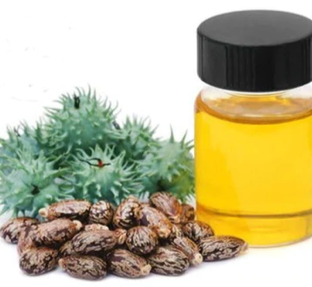 Castor oil is rich in vitamins and fatty acids that nourish the scalp and hair, promoting growth, strength and shine.
